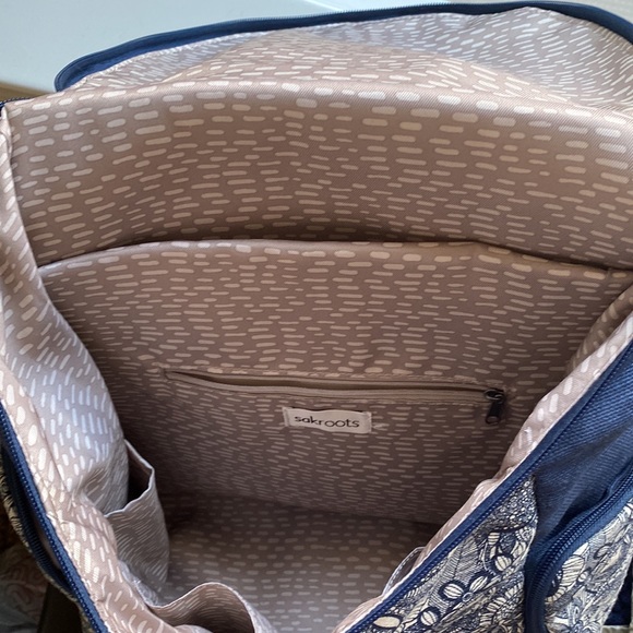 Sakroots Canvas Backpack Navy Desert Spirit - Picture 11 of 12